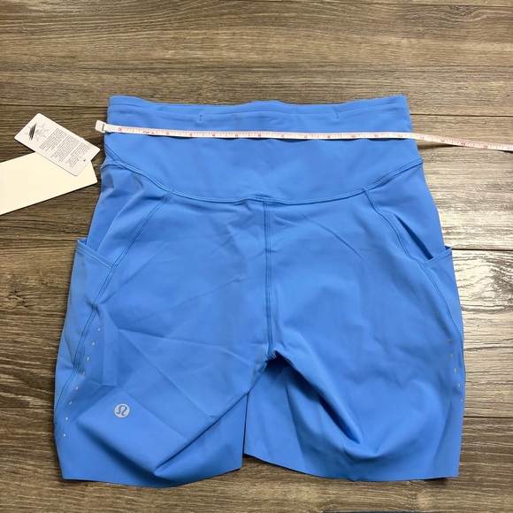 NWT Lululemon Fast and Free High-Rise Short 6" *5 Pocket (Pool Party) Size 8 - Picture 8 of 8
